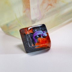 Axolotl Artisan Keycap Breakwooden 2