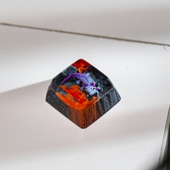 Axolotl Artisan Keycap Breakwooden 2