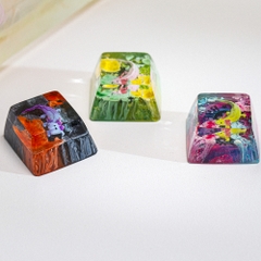 Axolotl Artisan Keycap Breakwooden 3