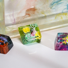 Axolotl Artisan Keycap Breakwooden 3