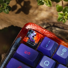 Axolotl Artisan Keycap Breakwooden 4