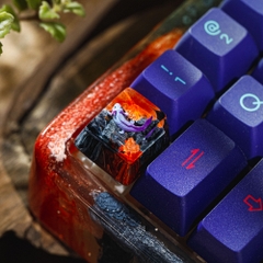 Axolotl Artisan Keycap Breakwooden 4