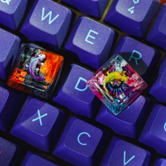 Axolotl Artisan Keycap Breakwooden 4