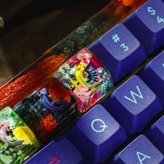 Axolotl Artisan Keycap Breakwooden 4