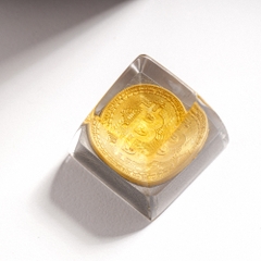Bitcoin Artisan Keycap Breakwooden