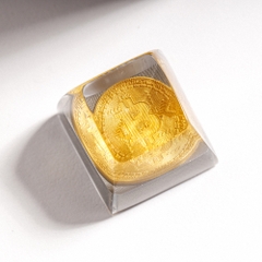 Bitcoin Artisan Keycap Breakwooden