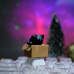 Black Cat Artisan Keycap Breakwooden 2