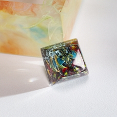 Blue Dragon Artisan Keycap Breakwooden