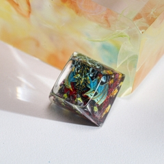 Blue Dragon Artisan Keycap Breakwooden