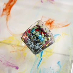 Blue Dragon Artisan Keycap Breakwooden