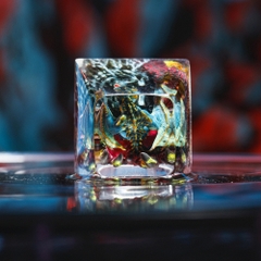 Blue Dragon Artisan Keycap Breakwooden 10