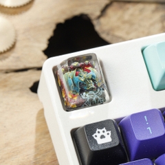 Blue Dragon Artisan Keycap Breakwooden 10