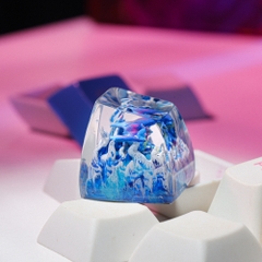 Blue Dragon Artisan Keycap Breakwooden 11