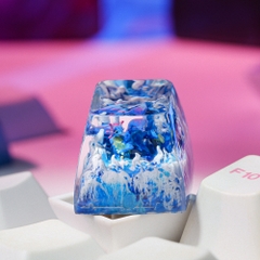 Blue Dragon Artisan Keycap Breakwooden 11