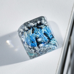 Blue Dragon Artisan Keycap Breakwooden 3