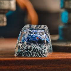 Blue Dragon Artisan Keycap Breakwooden 5