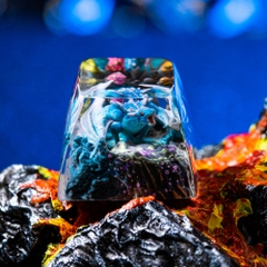 Blue Dragon Artisan Keycap Breakwooden 6