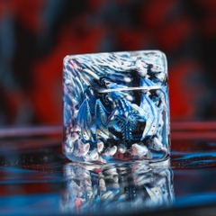 Blue Dragon Artisan Keycap Breakwooden 9