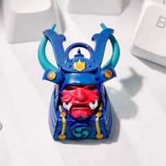 Blue Samurai Artisan Keycap Breakwooden