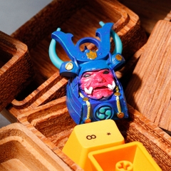 Blue Samurai Artisan Keycap Breakwooden 2