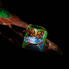 Butterfly Artisan Keycap Breakwooden 2
