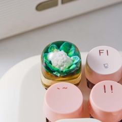 Cauliflower Artisan Keycap Breakwooden