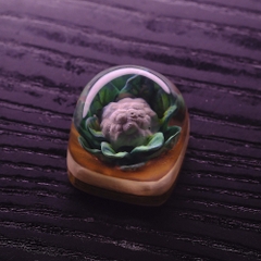 Cauliflower Artisan Keycap Breakwooden 2