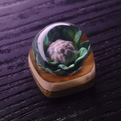 Cauliflower Artisan Keycap Breakwooden 2