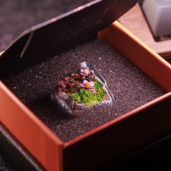 Cherry Blossom Artisan Keycap Breakwooden