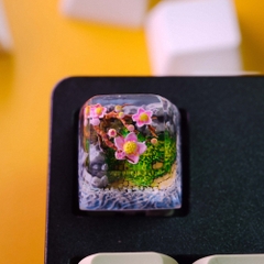 Cherry Blossoms Artisan Keycap Breakwooden 2