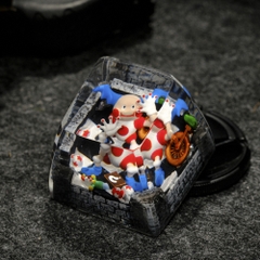 Clown Artisan Keycap Breakwooden 4