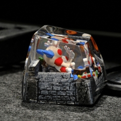 Clown Artisan Keycap Breakwooden 4