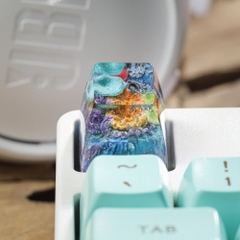 Coral Artisan Keycap Breakwooden 3