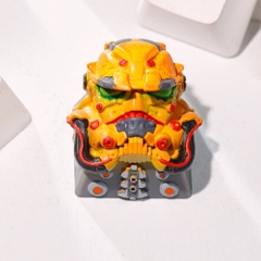 Cyberpunk - Yellow Artisan Keycap Breakwooden 2