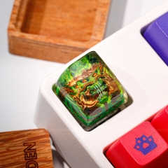 Demon Artisan Keycap Breakwooden