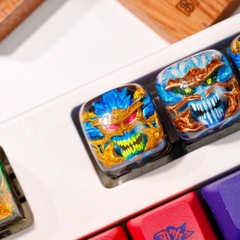 Demon Artisan Keycap Breakwooden