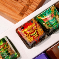 Demon Artisan Keycap Breakwooden