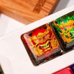Demon Artisan Keycap Breakwooden