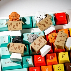 Dog Artisan Keycap Breakwooden