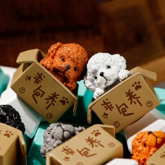 Dog Artisan Keycap Breakwooden