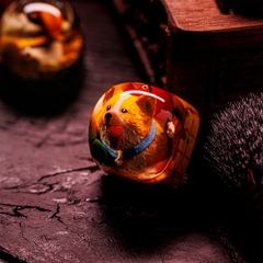 Dog Artisan Keycap Breakwooden 3