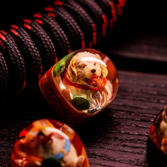 Dog Artisan Keycap Breakwooden 4
