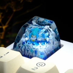 Dragonball - Vegeta Artisan Keycap Breakwooden 5