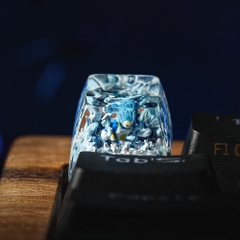 Dragonball - Vegeta Artisan Keycap Breakwooden 6