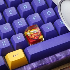 Football Club - AS Roma Artisan Keycap Breakwooden