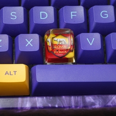 Football Club - AS Roma Artisan Keycap Breakwooden