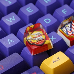 Football Club - AS Roma Artisan Keycap Breakwooden