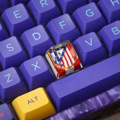 Football Club - Atletico Madrid Artisan Keycap Breakwooden