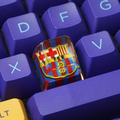 Football Club - Barcelona Artisan Keycap Breakwooden