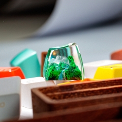 Forest Artisan Keycap Breakwooden 2